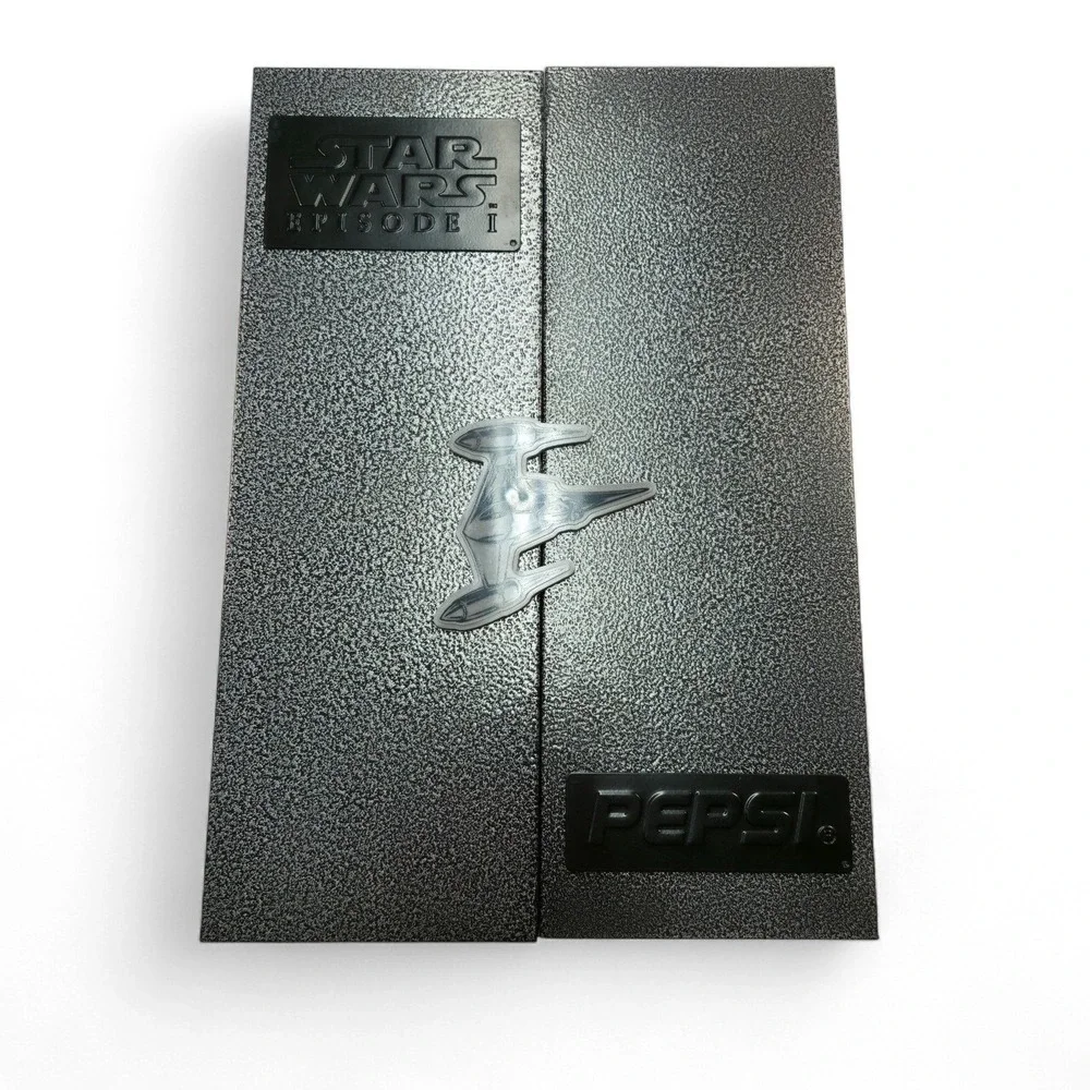 Star Wars Episode I Pepsi Collector Can Set Retro 1999 Naboo Fighter Metal Box